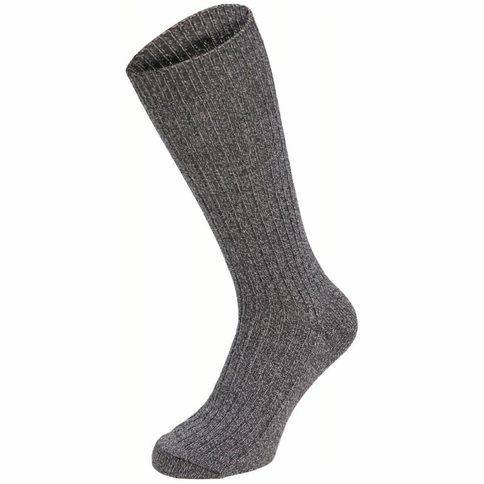 BW Socken, extra lang, mit Strickbündchen